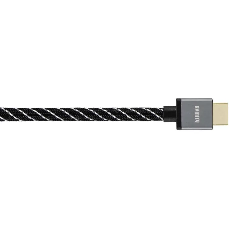 Avinity 127173 Ultra High Speed HDMI-Kabel, 48 Gbit/s, 8K, 3 m, vergoldet, anthrazit, versandkostenfrei