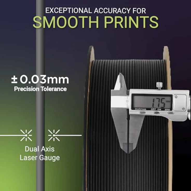 Polymaker Fiberon™ ASA-CF08, 3D Filament mit 8% Carbonfaser, hitzebeständig bis 103 °C, grau, 500 g – Bild 7