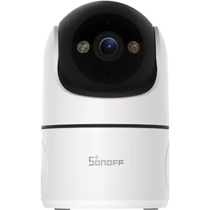 SONOFF CAM-PT2, Indoor Überwachungskamera 1080P mit 360°-Sicht, Bewegungserkennung, Farb-Nachtsicht, Zwei-Wege-Audio, Privatsphäre-Modus, kompatibel mit Alexa & Google Home