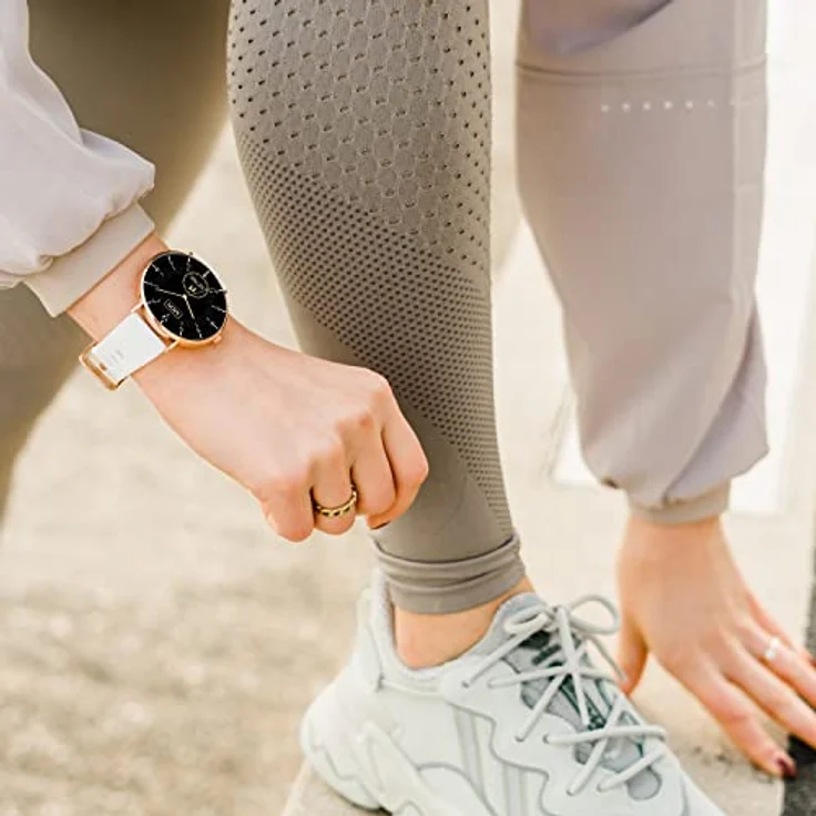 XCOAST Damen Smartwatch SIONA 2, iOS&Android, brilliantes AMOLED Display, Ultra flach, wasserdicht, Blutdruck, Blutsauerstoff, Herzfrequenz, Schlaf, Galerie – Bild 2