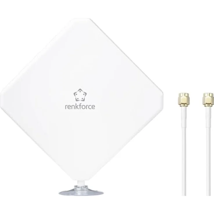 Renkforce Dual Antenne, LTE, UMTS & GSM, alle Netze Mobilfunkantenne, Weiß – Bild 2