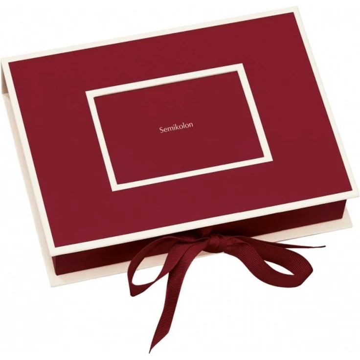 Semikolon Fotoalbum 352512 Kleine Fotobox burgundy – Bild 1