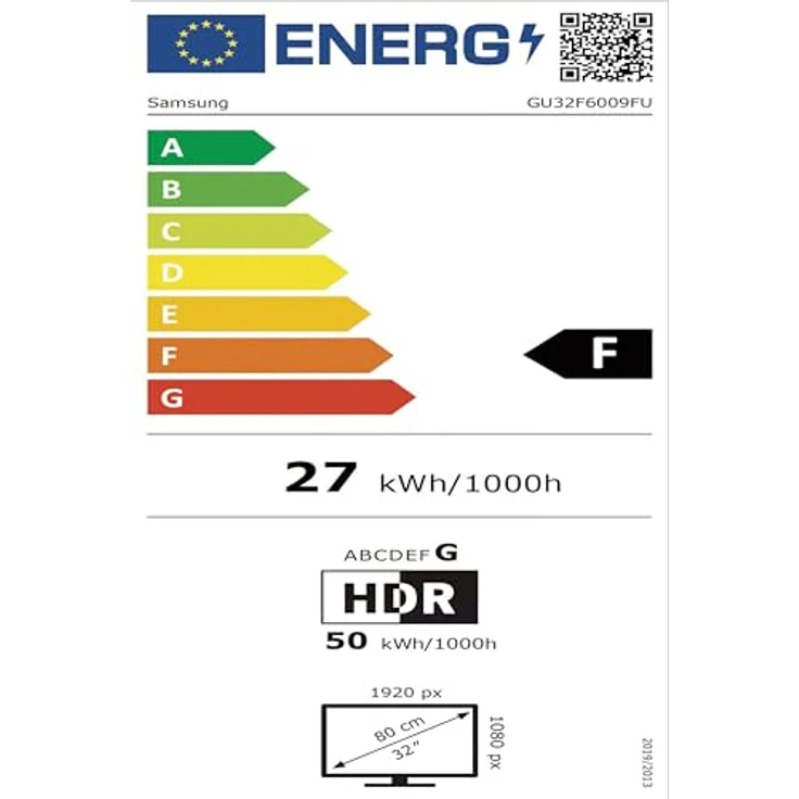 Samsung GU32F6009FUXZG, 32 Zoll Full HD LED Flachbildfernseher mit PurColor-Technologie, HDR, Object Tracking Sound Lite, Smart TV und Knox Security – Bild 3