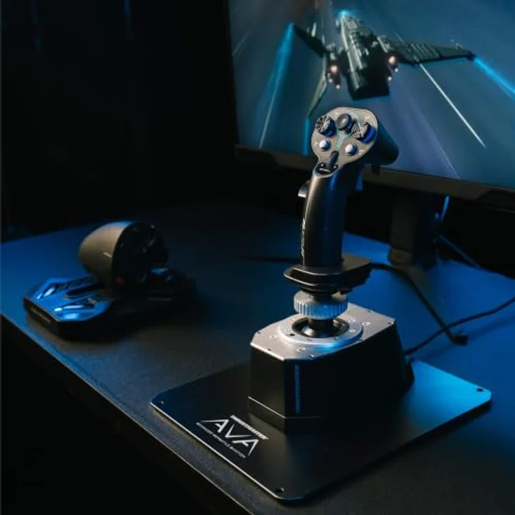 Thrustmaster SOL-R 6, Kabelgebundener Joystick für PC mit 14 Tasten und Gasregler – Bild 2