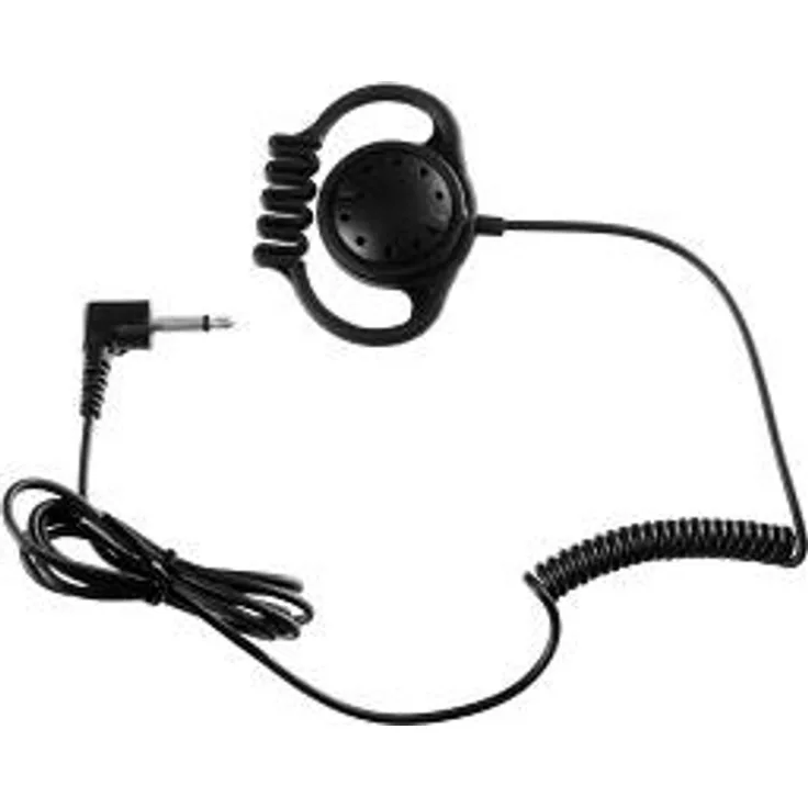 Albrecht OH2 flexibler Ohrhörer, 3,5 mm Klinken-, 71450, Schwarz