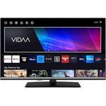 JVC Fernseher 32 Zoll Smart TV VIDAA LT-32VDF5455 - Full HD Fernseher, HDR TV mit integriertem Triple-Tuner, LED TV schwarz