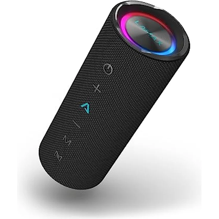 Lamax Sounder2 Play Bluetooth Lautsprecher, 24 Stunden Hörvergnügen, Hervorragende 24 W Leistung, Visuelle Effekte, Bluetooth 5.3, IP67 Wasserbeständigkeit, Mikrofon für Anrufe – Bild 1