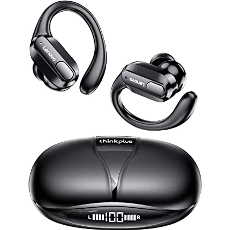 Lenovo XT80 TWS Kopfhörer schwarz, Hochwertige Material, Langlebig, Manga und Anime Fanartikel – Bild 1