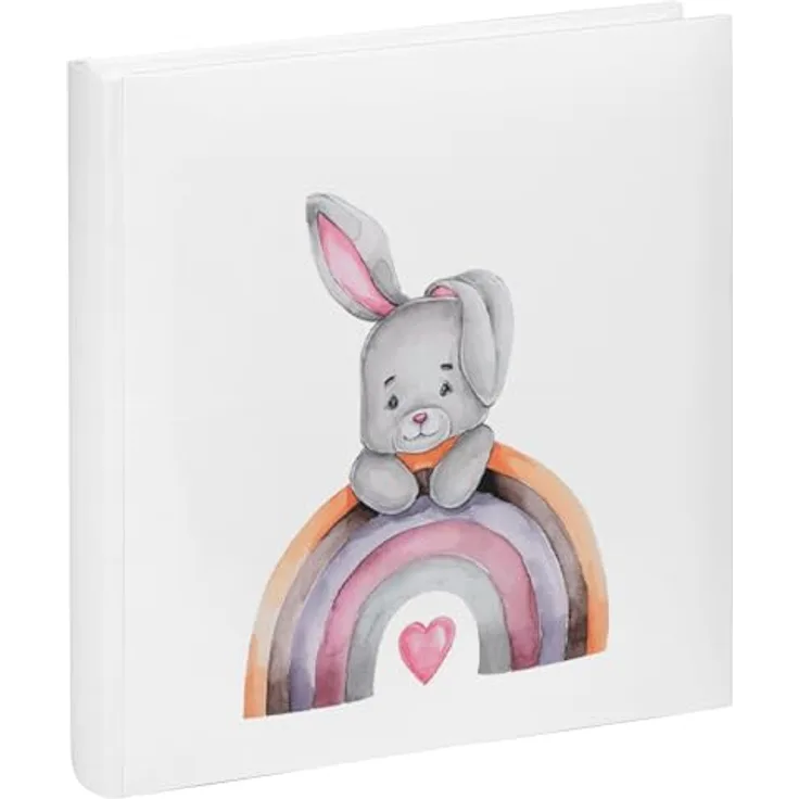 walther design Fotoalbum, Regenbogen + Hase, 26 x 25 cm, mit CD-Archiv