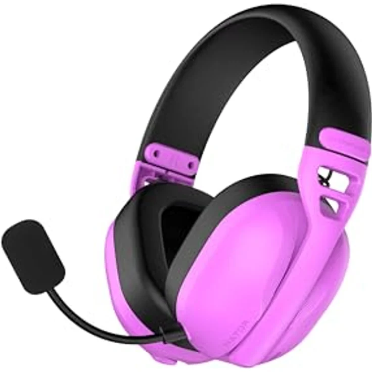 Hator Hyperpunk 3 Wireless (Kabellos, Kabelgebunden), Gaming Headset, Violett – Bild 7