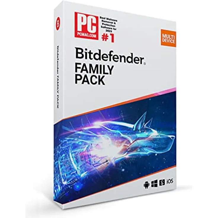 Bitdefender Family Pack 2024 - Total Security for 15 Geräte | 1 Jahr Abonnement | PC/Mac | Aktivierungscode per Post