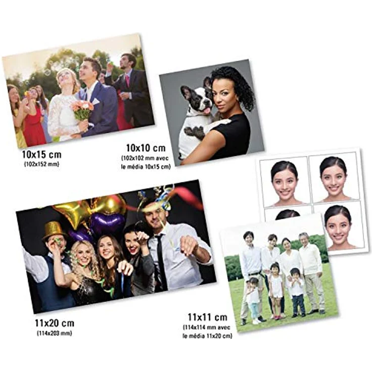 DNP, Kopierpapier, QW 410 Media Kit 11x20 cm PD 2x 110 Blatt (220 x) – Bild 4