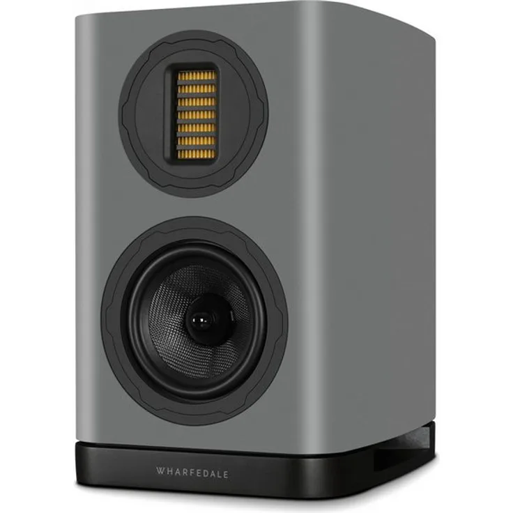 WHARFEDALE EVO 5.1 Regal-Lautsprecher, Zwei-Wege-System mit AMT-Hochtöner und Kevlar-Tieftöner, elegantes Design