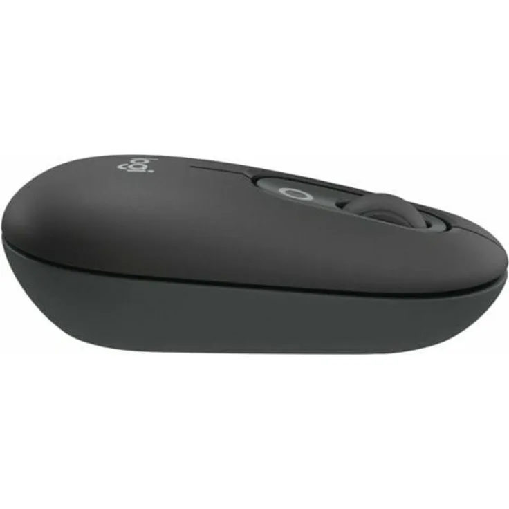 Logitech POP Icon Combo, kabellose Maus und Tastatur, ergonomisches Design, SilentTouch-Technologie, grau