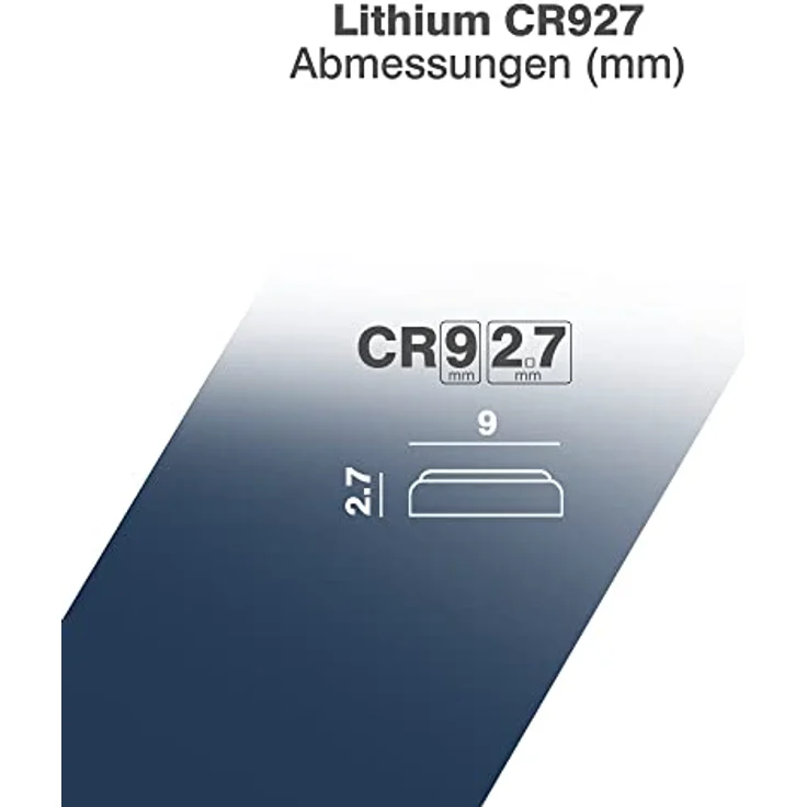 Camelion 13001927 Lithium Knopfzelle CR927, 1er-Pack, silber – Bild 5