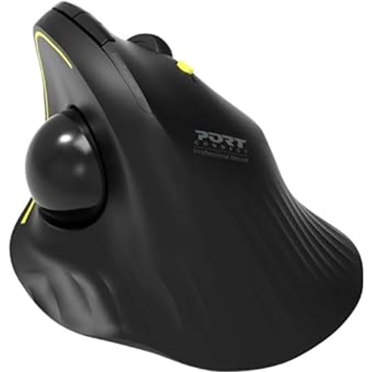 Port Designs Ergonomische Maus (Kabellos), Maus, Schwarz – Bild 5