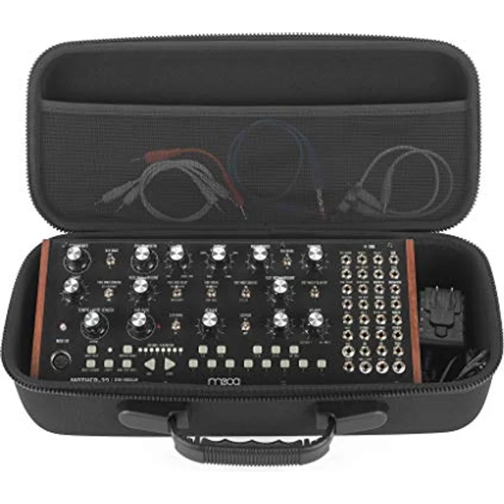 Analog PULSE Case für Moog Mother-32, DFAM und Subharmonicon, robuster DJ-Koffer mit optimalem Schutz und Platz für Zubehör – Bild 1