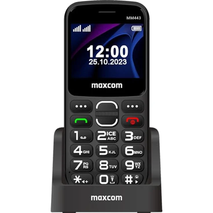 Maxcom Mm443, 2.31'' 4G Mobiltelefon, ergonomisches Design, transparent, One Size – Bild 4