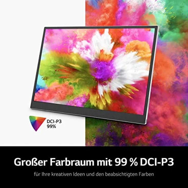 LG gram +View 16MR70, 16 Zoll +View für LG gram Portable Monitor, mit USB Typ-C, 45 W Power Delivery – Bild 4
