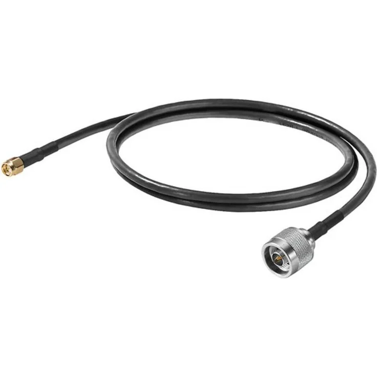 Weidmüller IE-CC-NM-SMAM-2M, Antennenkabel für WLAN und Mobilfunk, temperaturbeständig von -40 °C bis +85 °C, mit Power-over-Ethernet und Multi-SSID Unterstützung