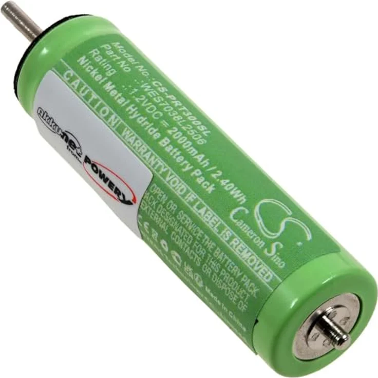 Powery Akku für Rasierer Panasonic ER GC 50, 1,2V 2000mAh NiMH – Bild 2