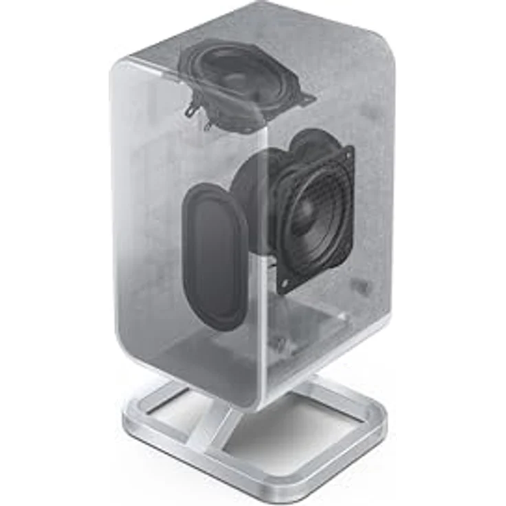 Sharp HT-SPR52021(SL) Kabellose hintere Surround-Lautsprecher, 200W Leistung, Dolby Atmos® / DTS:X® kompatibel, silber – Bild 7
