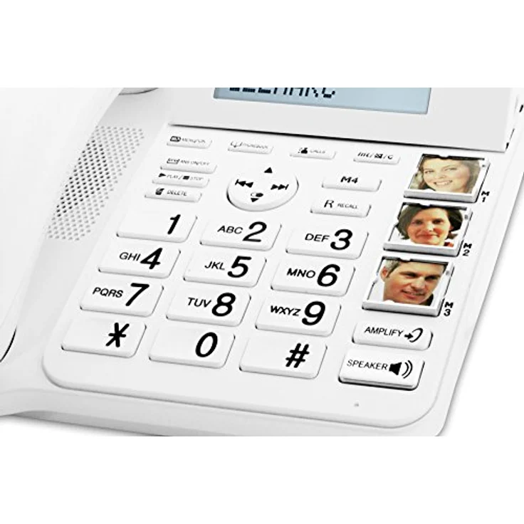 Geemarc AmpliDECT COMBI 295 Combo Seniorentelefon schnurgebunden (+Anrufbeantworter+ ) und Zusatz-Dect-Telefon - Deutsche Version – Bild 8