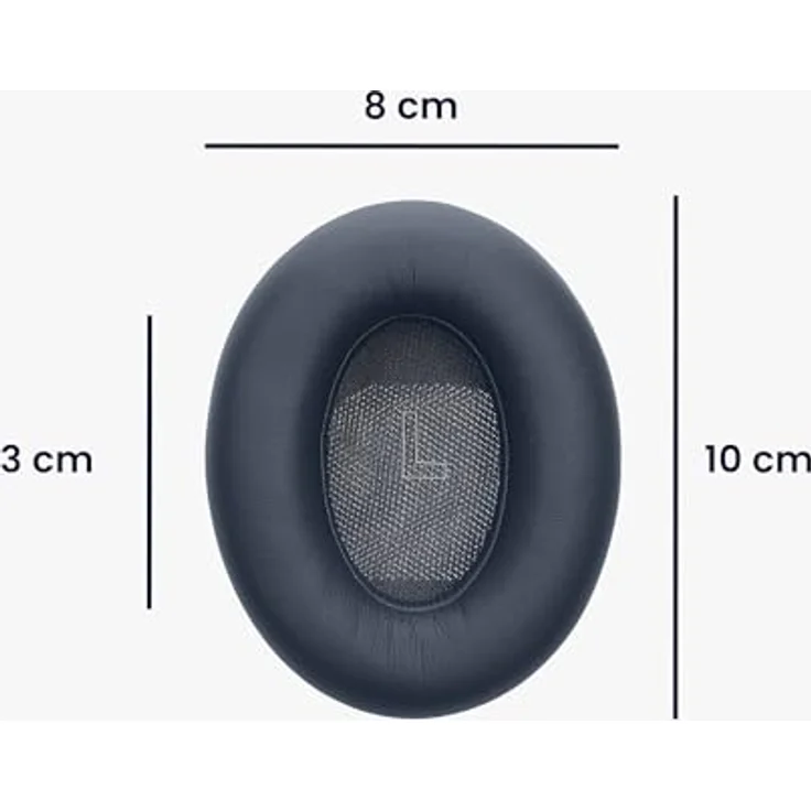 kwmobile 2X Ohrpolster für Bose QC Ultra/QuietComfort Ultra, Kunstleder Earpads mit weichem Schaumstoff für Over Ear Kopfhörer – Bild 4