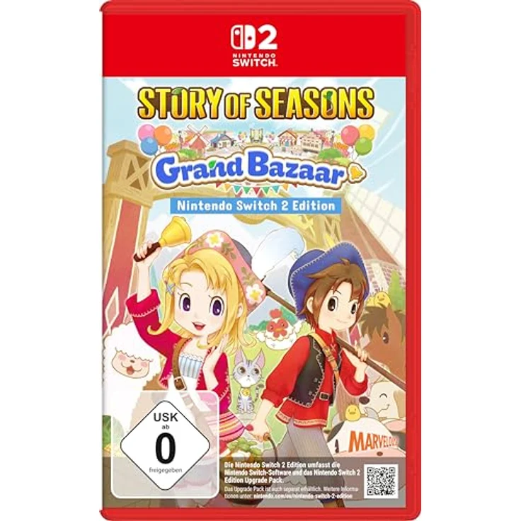 MARVELOUS Story of Seasons: Grand Bazaar - Nintendo Switch 2 Spiel für Landwirtschafts- und Community-Aufbau mit charmanten Beziehungen und Basar-Management – Bild 2