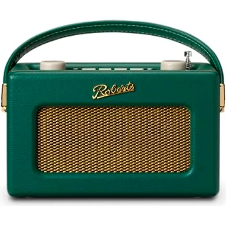 Roberts Revival UNO BT Dab+/FM/Bluetooth, tragbares Radiowecker, Dunkelgrün