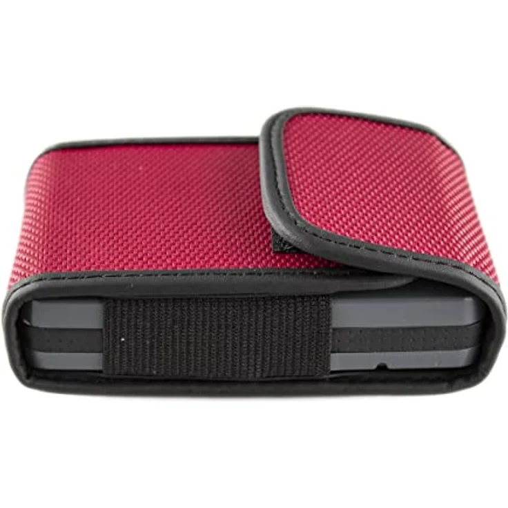 caseroxx Funkmeldertasche für Swissphone & andere Melder, robust mit Klettverschluss und Gürtelclip, Nylon in Ihrer Wunschfarbe – Bild 4