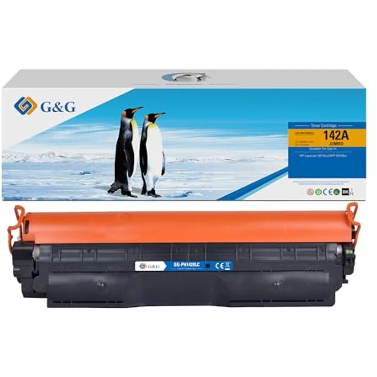 G&G XL Toner für HP 142A 142X W1420A W1420X, kompatibel mit LaserJet M110w und MFP M140w, 2000 Seiten, schwarz – Bild 1