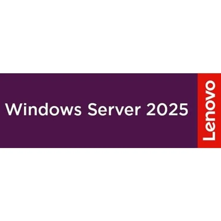 Lenovo Microsoft Windows Server 2025, Lizenz mit 5 Benutzer-CALs für ThinkSystem SR250 V3, SR630 V3, SR650 V3, ST250 V3, ST50 V3
