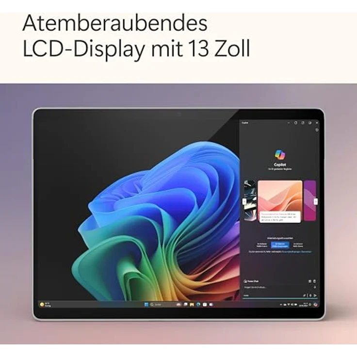 MICROSOFT Surface Pro 5G Copilot + PC, 13 Zoll Snapdragon X Plus, 16 GB RAM, 256 GB SSD, Platin, Windows 11 Home – Bild 4