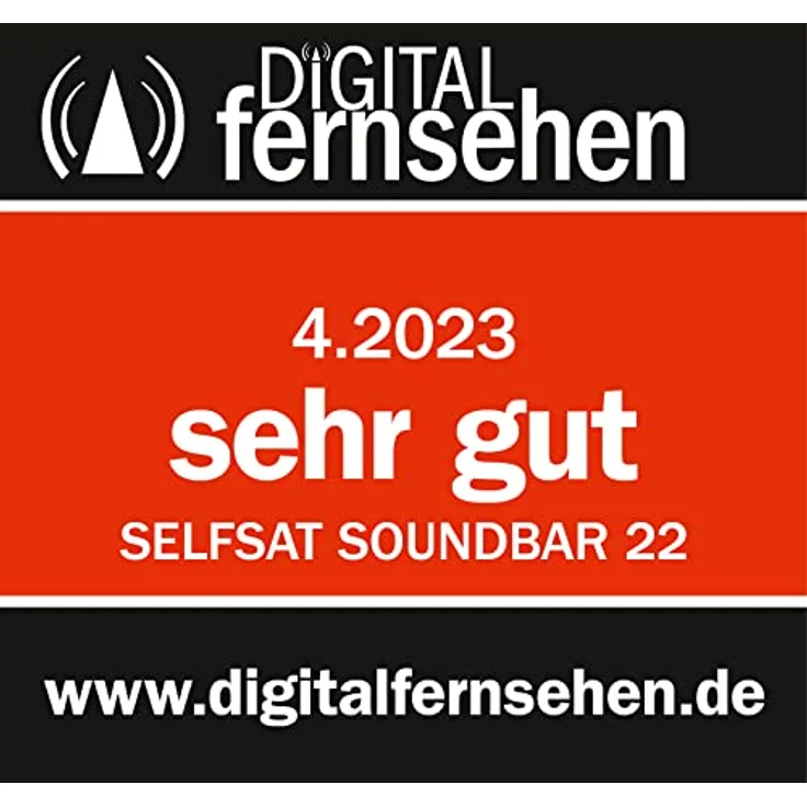 Selfsat 2.0 Soundbar 22 ohne Subwoofer, 30 W, schwarz – Bild 2