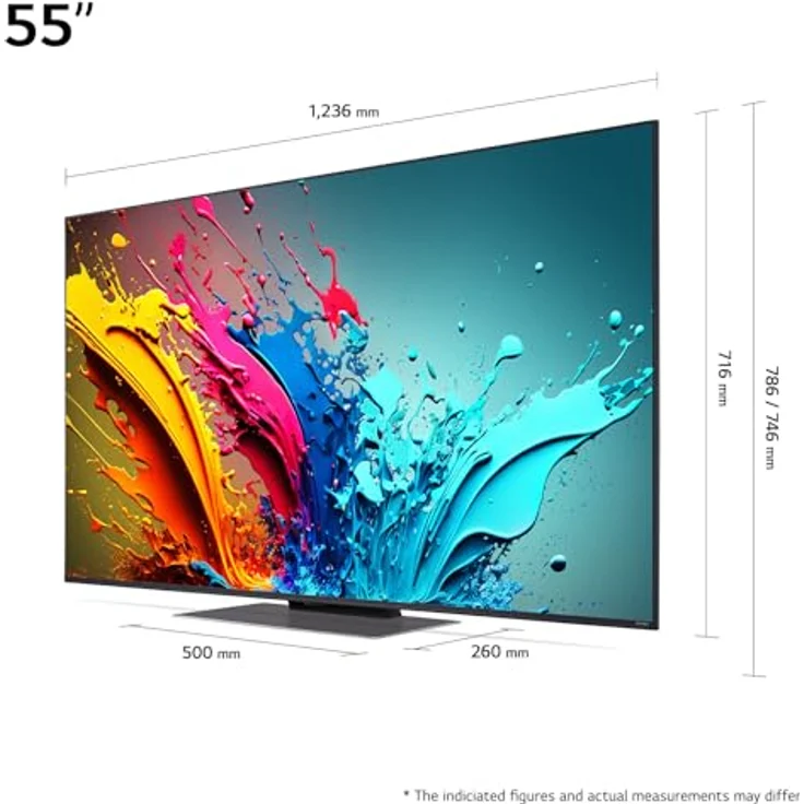 LG 55QNED86T6A TV 55" (139 cm) QNED Fernseher mit α8 4K AI-Prozessor, HDR10, bis zu 120Hz [Modelljahr 2024] – Bild 3