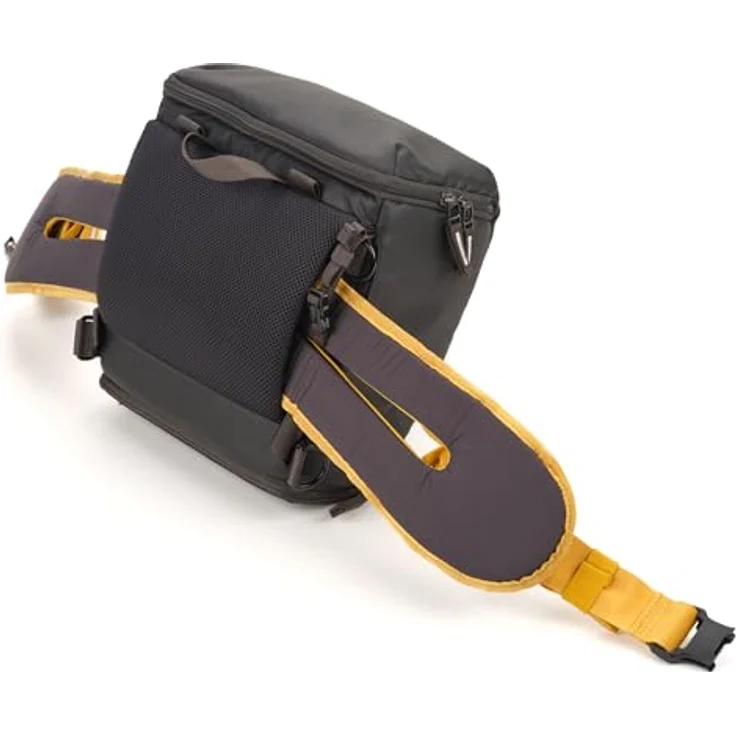 Shimoda Top Loader Medium, Kamera Bereitschaftstasche für Kameras und Drohnen, erweiterbar für Teleobjektive bis 70-200 mm, schwarz – Bild 5
