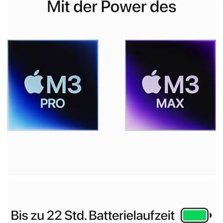 Apple MacBook Pro 16" (2023), Apple M3 Pro, 18 GB RAM, 512 GB SSD, Space Schwarz – Bild 3