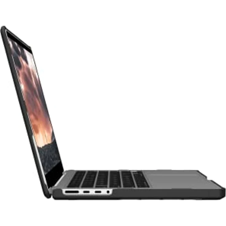 Urban Armor Gear Plyo Case für das Apple MacBook Pro 14" Zoll (M1-2021) Hülle [Sturzfeste Schutzhülle nach US-Militärstandard, Integrierte Lüftungsschlitze] Ice (transparent), 134000114343 – Bild 4