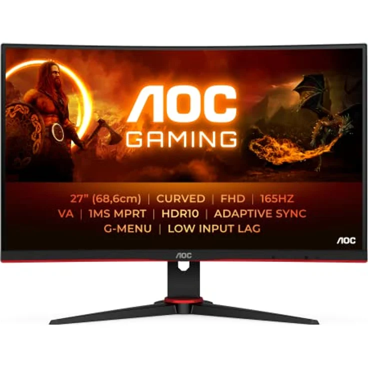 AOC AGON C27G2E/BK Curved Gaming Monitor 68,6cm (27 Zoll) – Bild 3