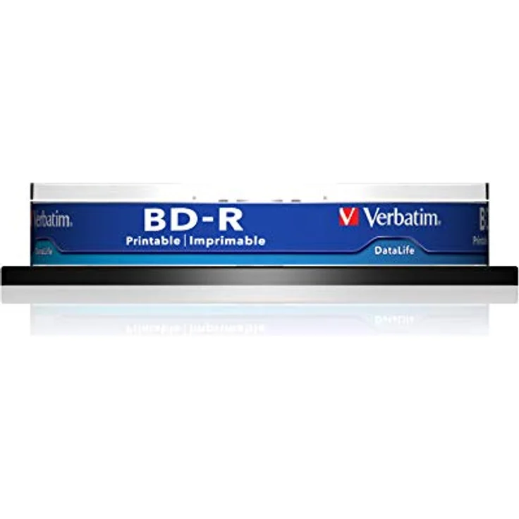 Verbatim BD-R SL Datalife, Blu-Ray-Disk 25 GB - 6-fache Brenngeschwindigkeit - Kratzschutz - 10 Stück Spindel - Preisvergleich – Bild 2