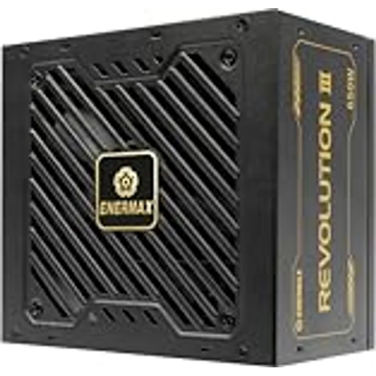 ENERMAX Revolution III 650 Watt | Vollmodulares ATX 3.1-Netzteil | PCIe 5.1 | 80 Plus Gold | Flüsterleiser 120mm FDB-Lüfter | 105°C jap. Kondensatoren | ERV650G-AHG-MAC
