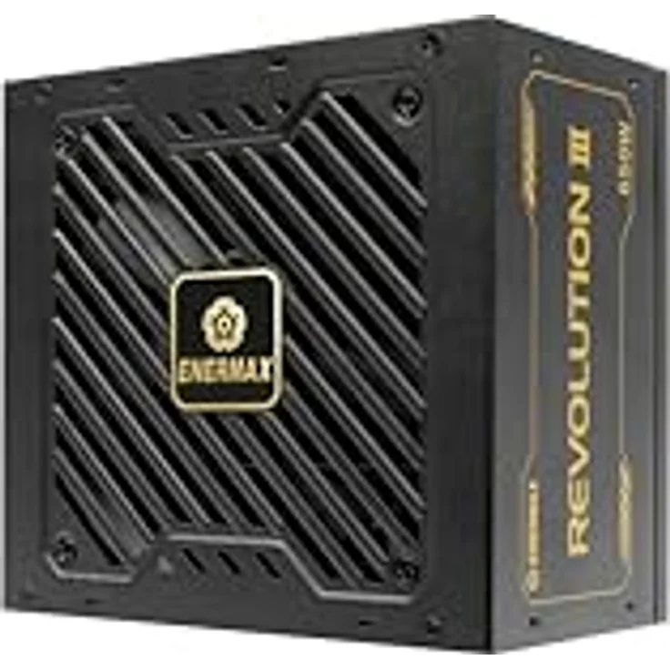 ENERMAX Revolution III 650 Watt | Vollmodulares ATX 3.1-Netzteil | PCIe 5.1 | 80 Plus Gold | Flüsterleiser 120mm FDB-Lüfter | 105°C jap. Kondensatoren | ERV650G-AHG-MAC – Bild 1