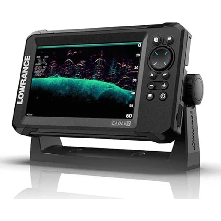 Lowrance Eagle 7 Splitshot Plotter, 7 Zoll GPS/Fischfinder mit hochauflösendem Display, schwarz – Bild 3
