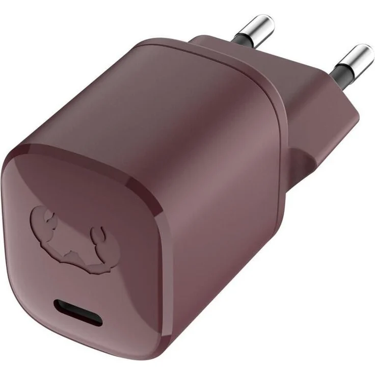 Fresh 'n Rebel USB-C Mini Charger 20W, Deep Mauve - Kompaktes Laden mit stilvollem Design