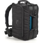Tenba Cineluxe V2 Family, Schwarz, v2 Backpack 21, Kameratasche für professionelle Camcorder und Cinema-Kameras bis 46 cm, mit schneller Öffnung und Bluetooth-Tracker-Fach