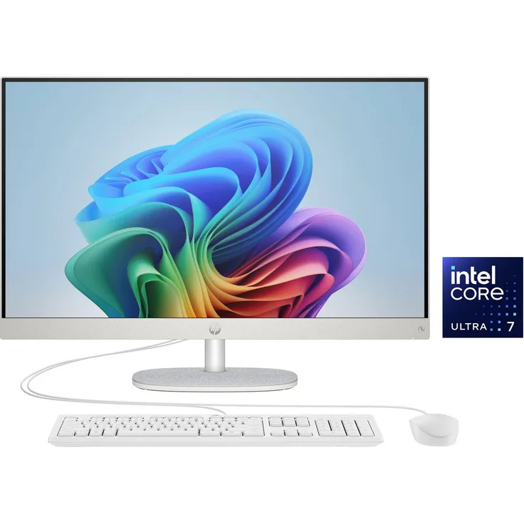 HP 27-cr2275ng All-in-One PC, 27 Zoll, Intel Core Ultra 7 255U, 16 GB RAM, 512 GB SSD, Intel UHD Graphics