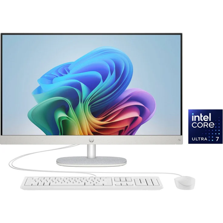 HP 27-cr2275ng All-in-One PC, 27 Zoll, Intel Core Ultra 7 255U, 16 GB RAM, 512 GB SSD, Intel UHD Graphics