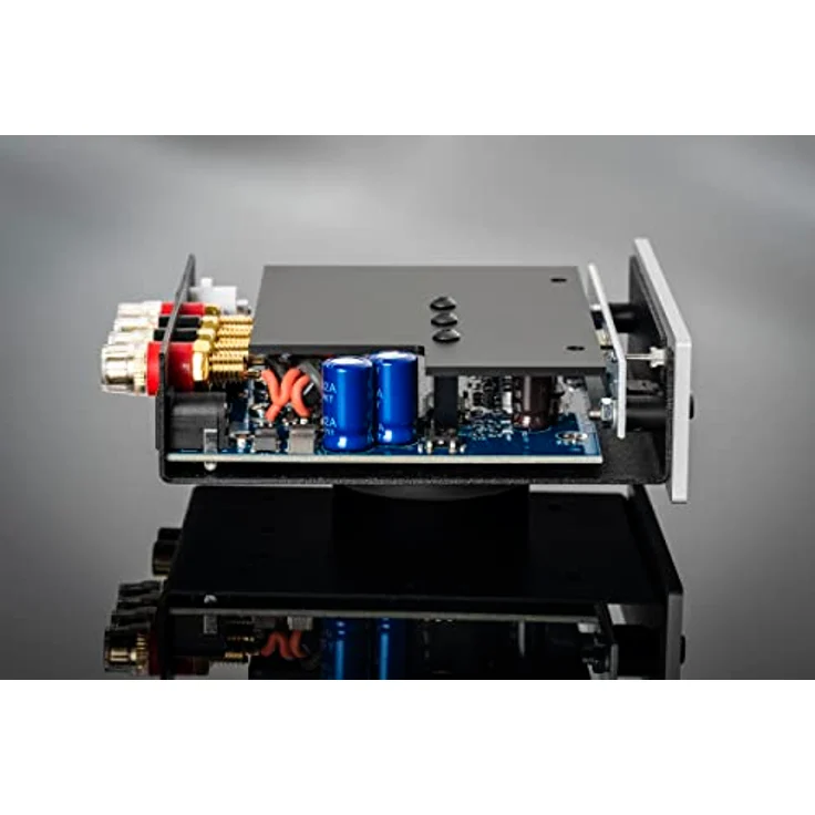 Pro-Ject Amp Box S3, Mikro-audiophiler Stereo-Endverstärker mit 2 x 50 W, Triggeranschluss, Silber – Bild 5