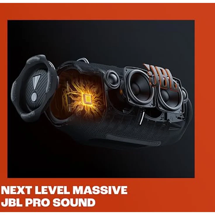 JBL Xtreme 4, Tragbare Bluetooth-Lautsprecher-Box in Schwarz mit tiefem Bass, KI-Sound-Boost, integrierter Powerbank und 24 Stunden Akkulaufzeit, wasser- und staubfest – Bild 4